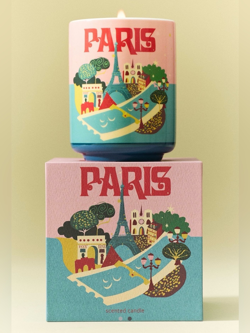 Daniella Manini × Anthropologie Paris Fruity Grapefruit Spritz Ceramic Candle